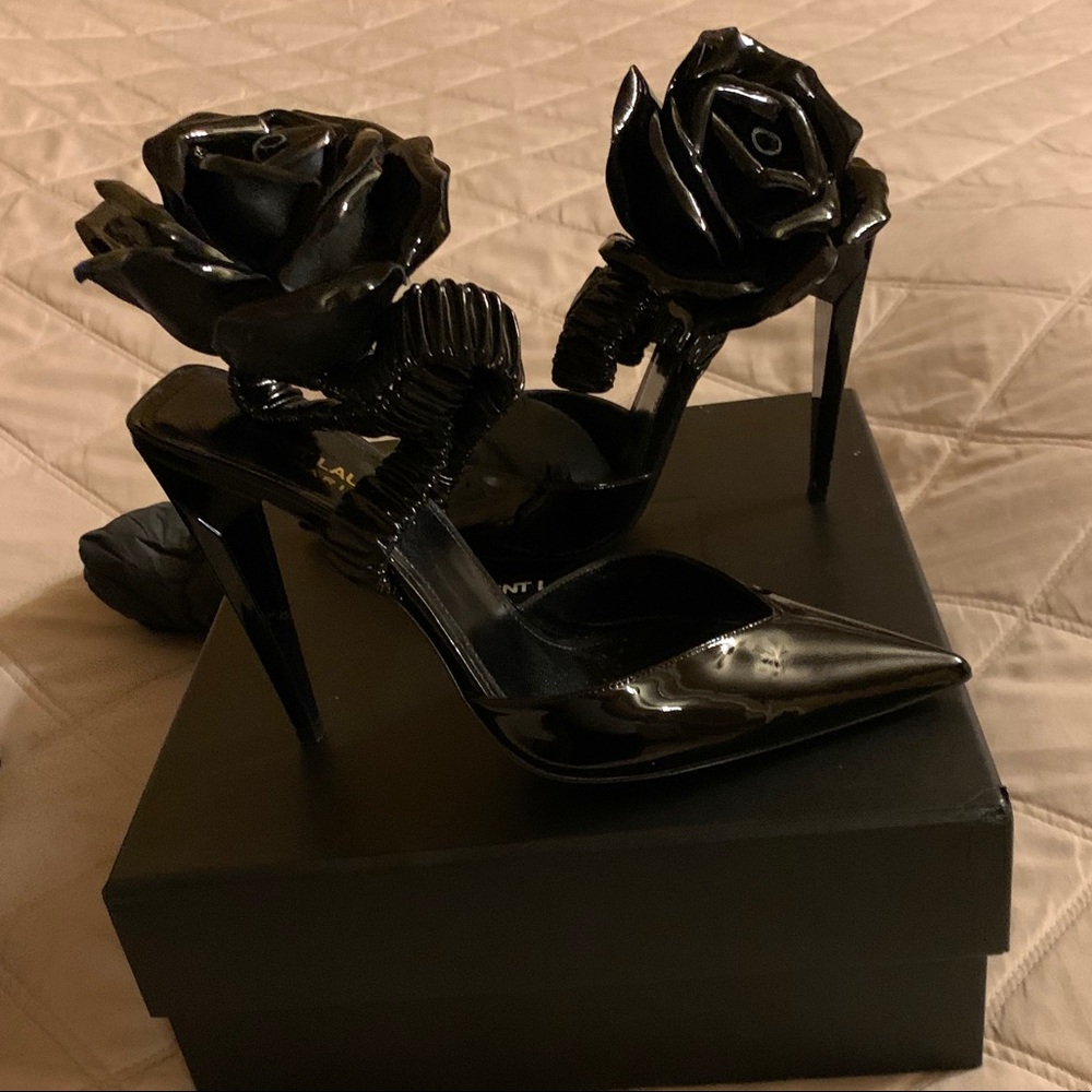 Beautiful and feminine YSL stilettos